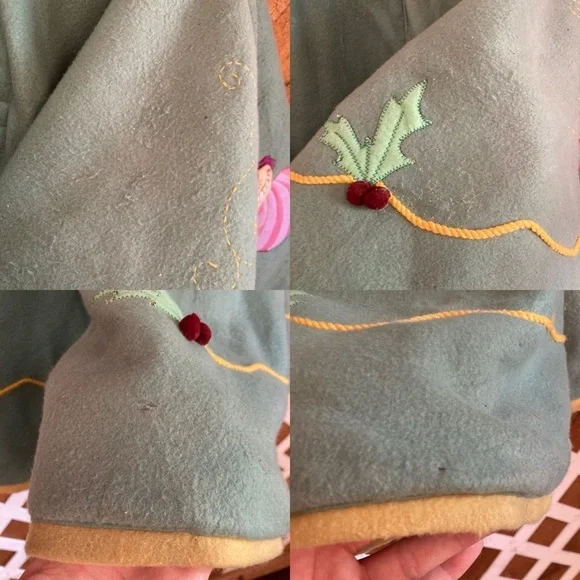 Vintage felt Disney character Christmas tree skirt - Picture 14 of 16